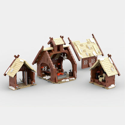 moc-96080 viking mead hall 745 pcs - 3