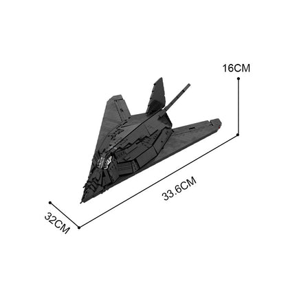 MOC-96820 F-117 Nighthawk Attack Aircraft - 1134 pcs - 2