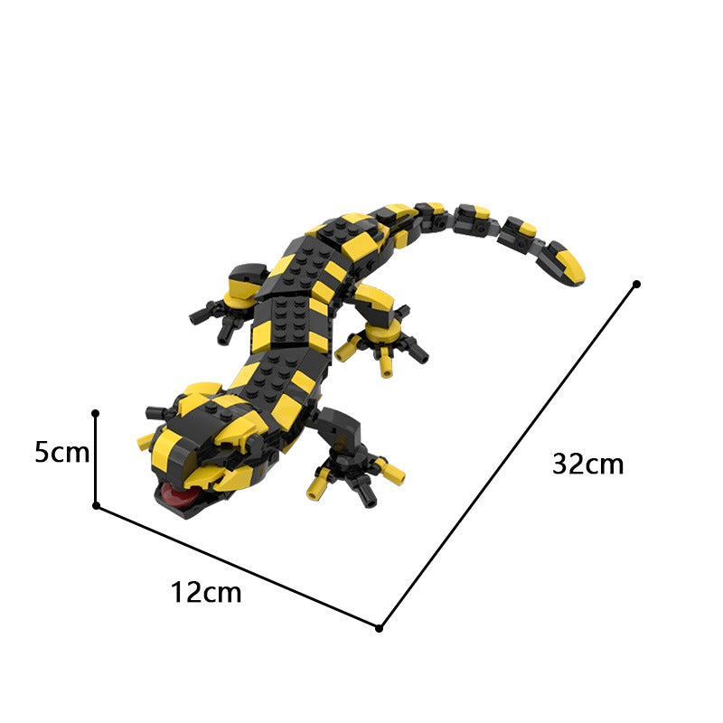 moc-97315 fire salamander - custom blocks set - 314 pcs - 3