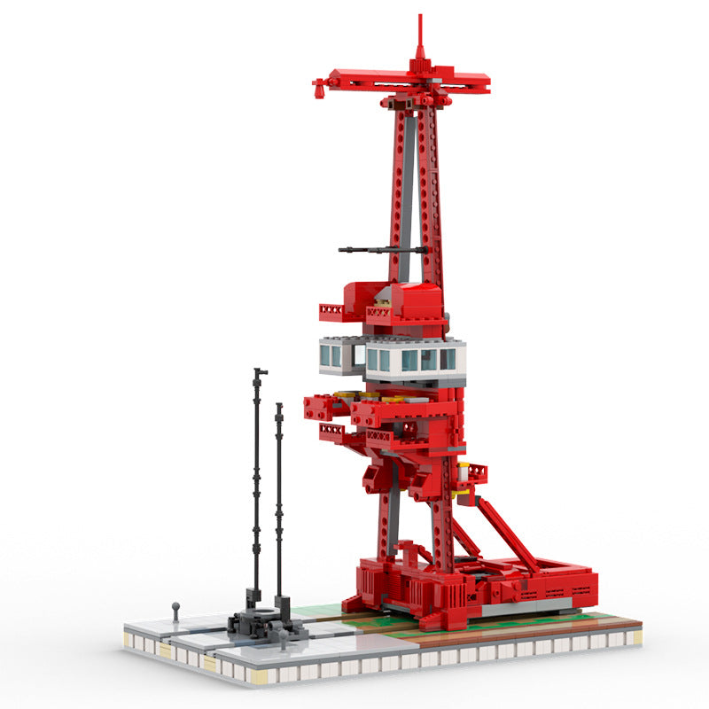 moc-97680 launch complex 5 w/ mercury-redstone - 1:110 scale - 5