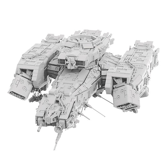 moc-9803 alien commercial spaceship nostromo - 9233 pcs - 1