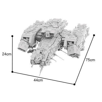 moc-9803 alien commercial spaceship nostromo - 9233 pcs - 5