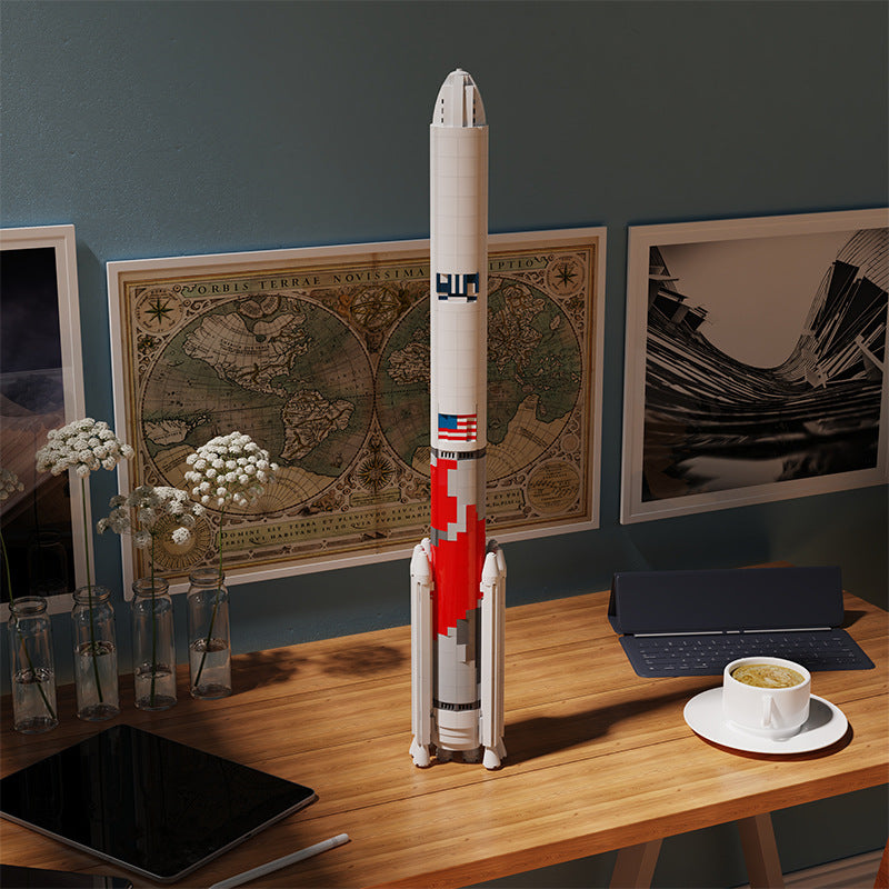 moc-99581 vulcan centaur - 1:110 scale - space rocket building sets - 6