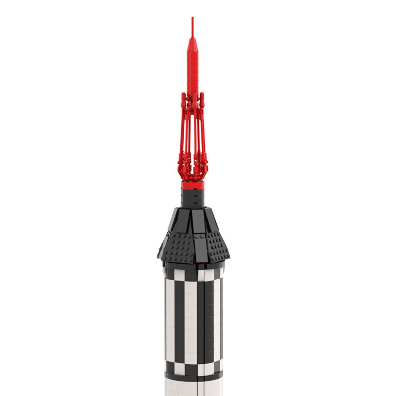 moc - aviation series mercury redstone launch vehicle - 1029 pcs - 4