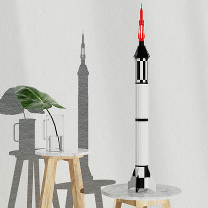 moc - aviation series mercury redstone launch vehicle - 1029 pcs - 8