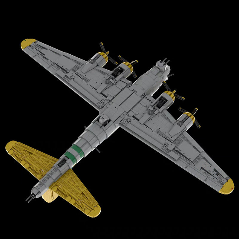 moc - boeing b-17 flying fortress - 3631 pcs - 3