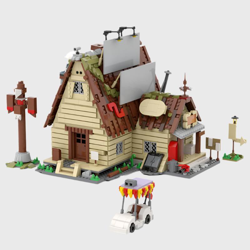 moc-gravity falls mystery shack - 2234 pcs  - 1