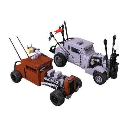 moc - mad max cars blocks set compatible with lego - 701 pcs - 4