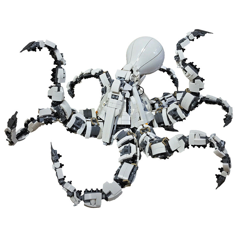 moc - mecha octopus - animal moc bocks set - 2158 pcs -1