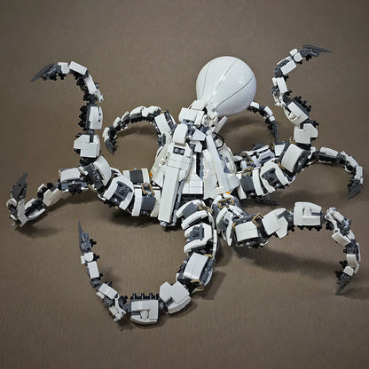 moc - mecha octopus - animal moc bocks set - 2158 pcs - 2