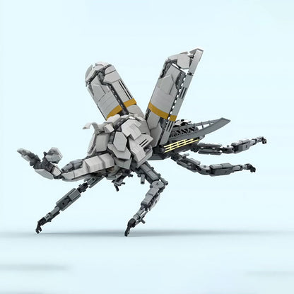 moc mechanical beetle - custom blocks set - 949 pcs - 3