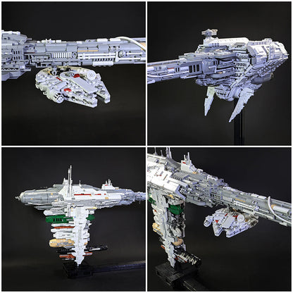 moc - nebulon-b frigate - star wars spaceship - 9866 pcs - 4