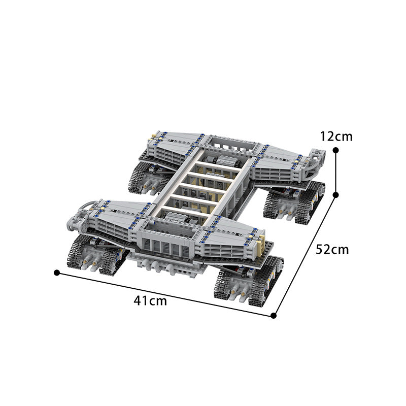 moc - space shuttle transport vehicle - 2357 pcs - 2