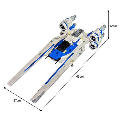 moc - star wars u-wing starfighter - 2669 pcs - 5