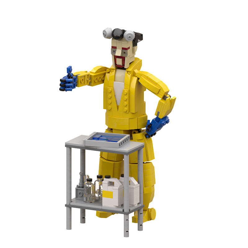 moc - walter white minifigures   breaking bad movie and tv series - 577 pcs - 5