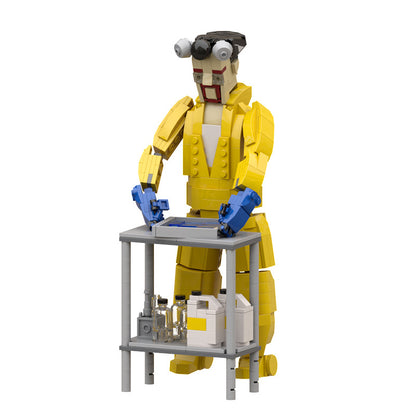 moc - walter white minifigures   breaking bad movie and tv series - 577 pcs - 6