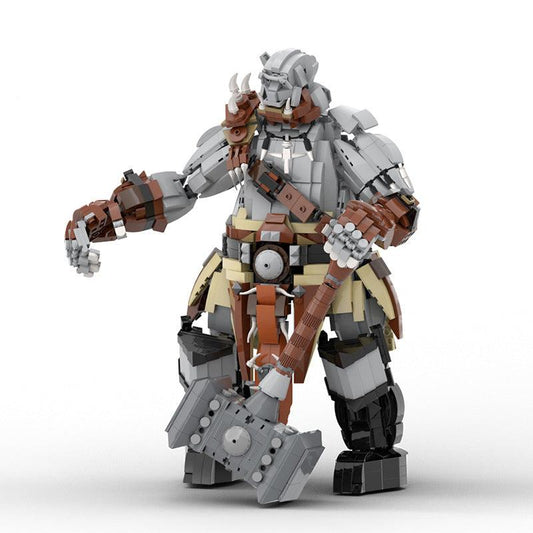 moc - world of warcraft - orgrim the hammer of destruction - 1959 pcs - 1