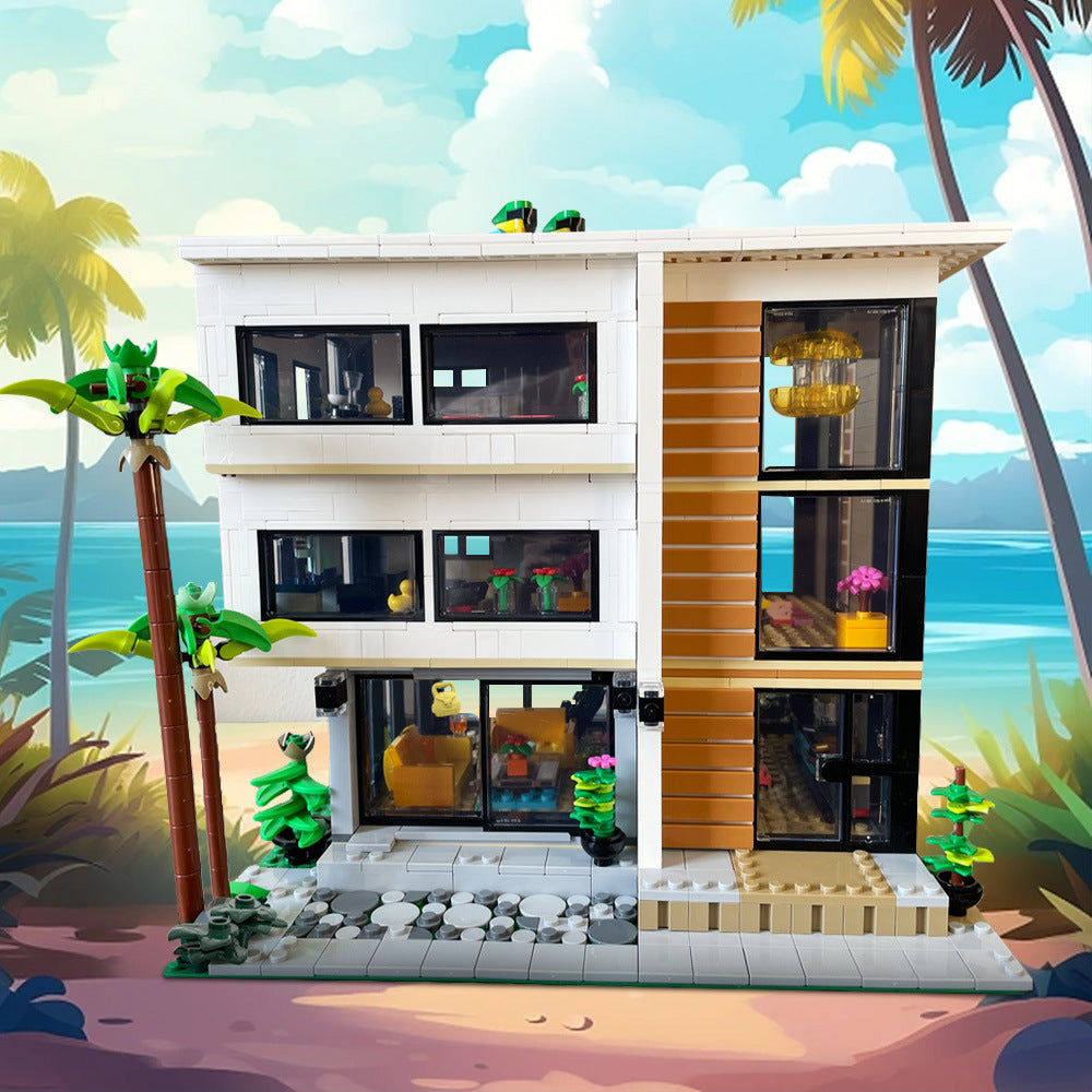 modern house building set | moc-187263 - 2