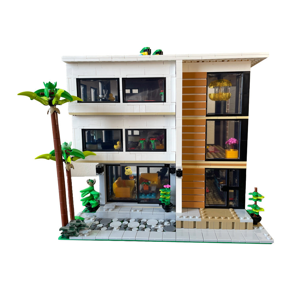 modern house building set | moc-187263 - 4