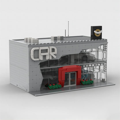 modular car show | display for 3 speed champions models | moc-131241 - 2