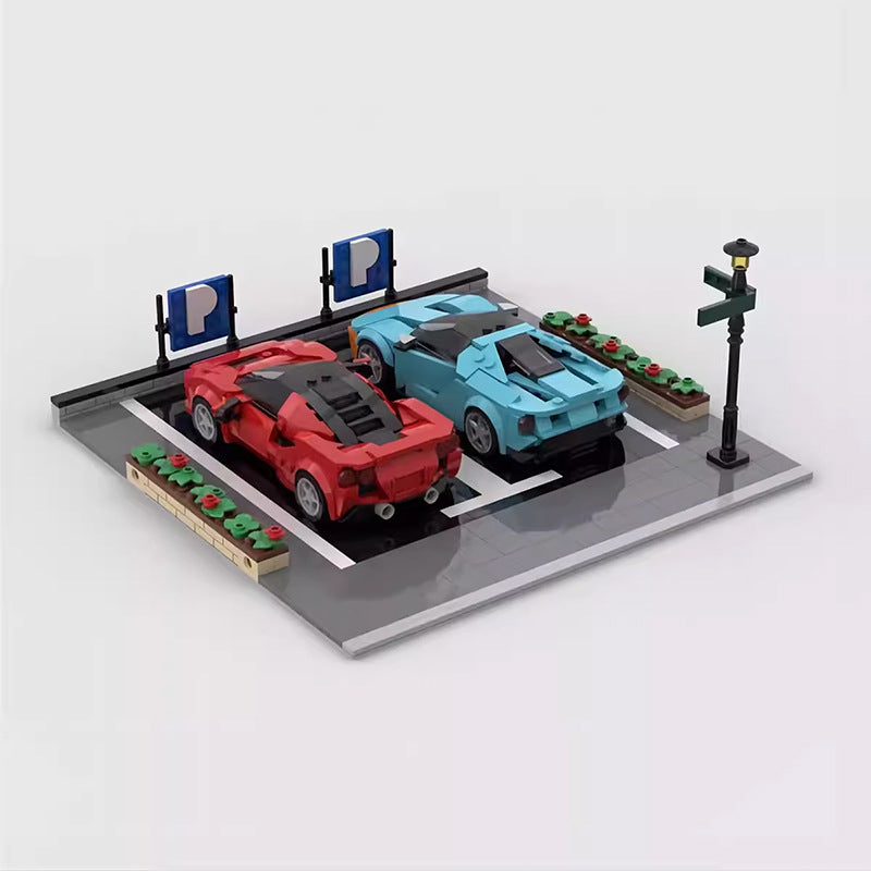 modular parking building set | moc-132933 - 2