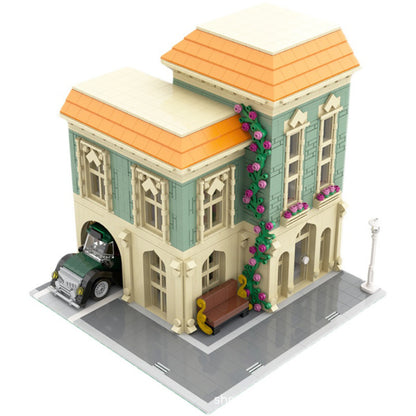modular post office + delivery car building set | moc-57981 - 3