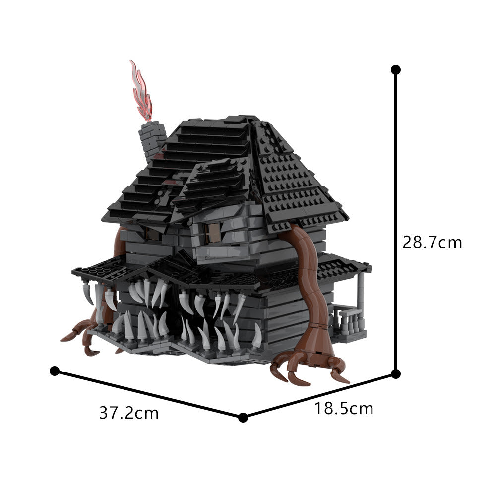 monster house building set | lego compatible - 2