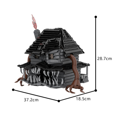 monster house building set | lego compatible - 2