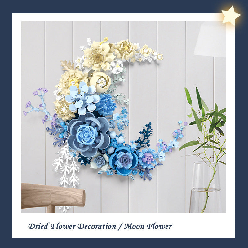 moon flower building kit - 934 pcs | jiestar 9094 - 2