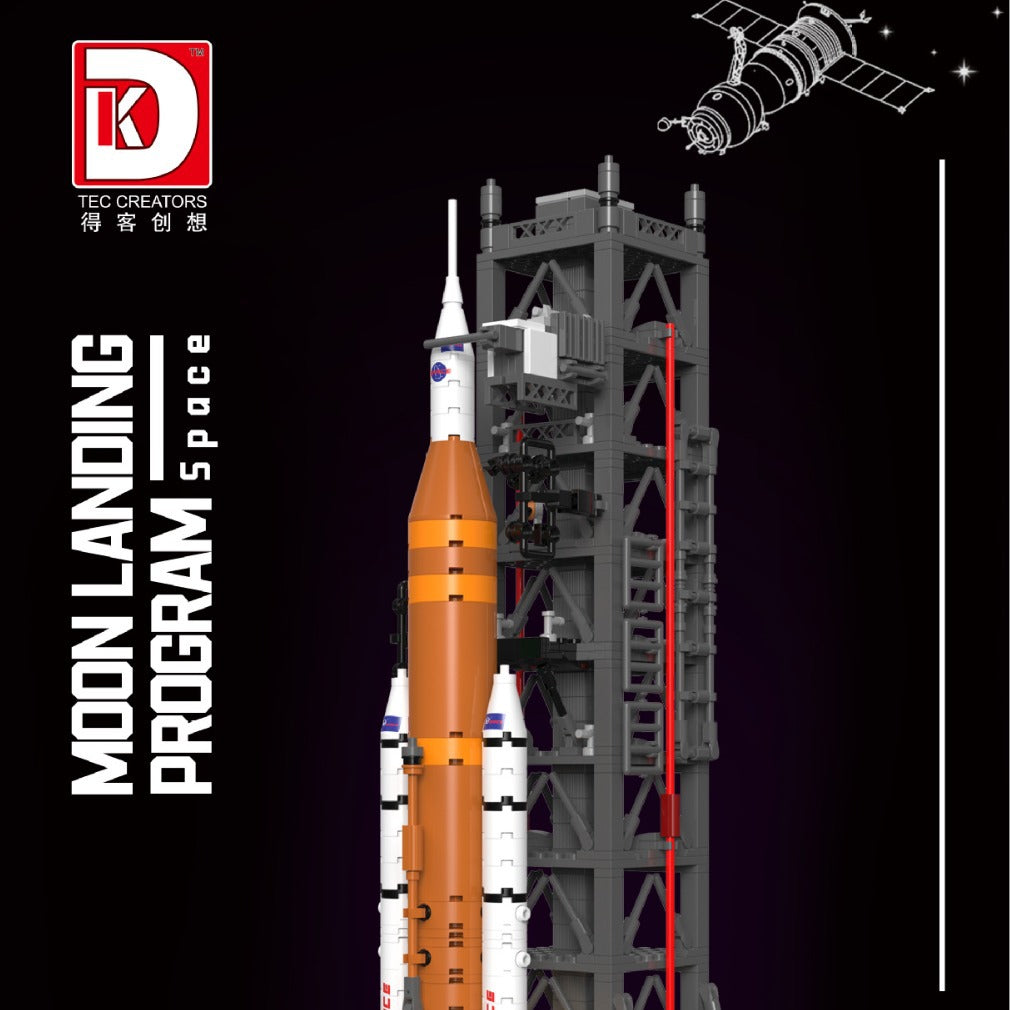 moon landing program - 908 pcs | dk 7007 - 1