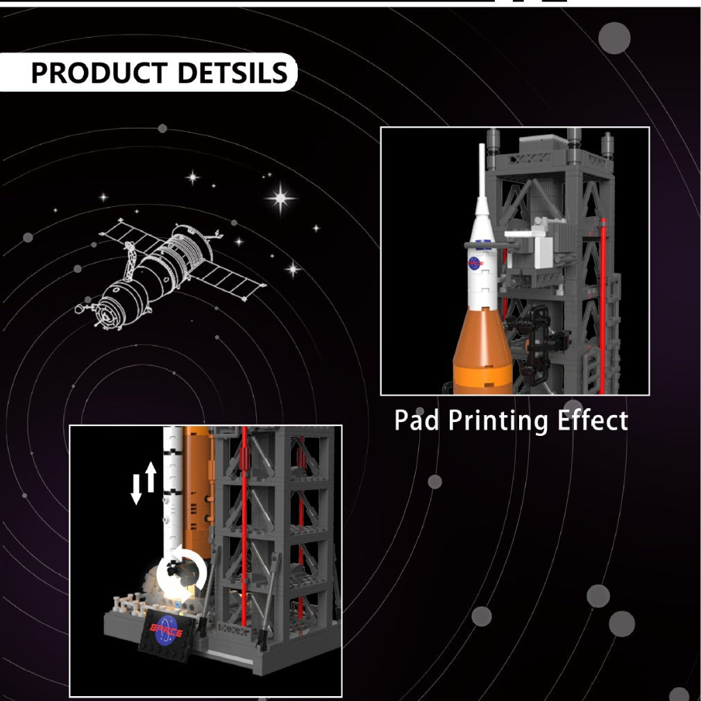 moon landing program - 908 pcs | dk 7007 - 3