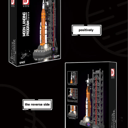 moon landing program - 908 pcs | dk 7007 - 4