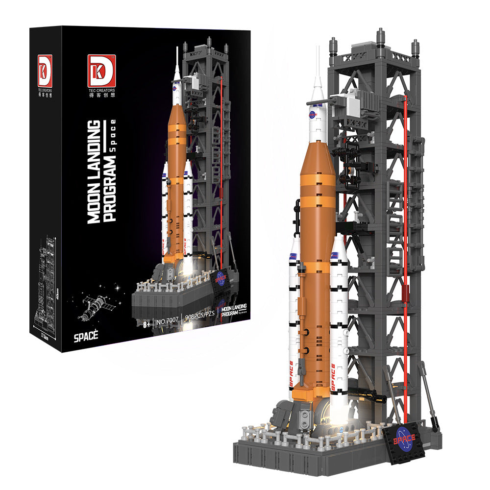 moon landing program - 908 pcs | dk 7007 - 5