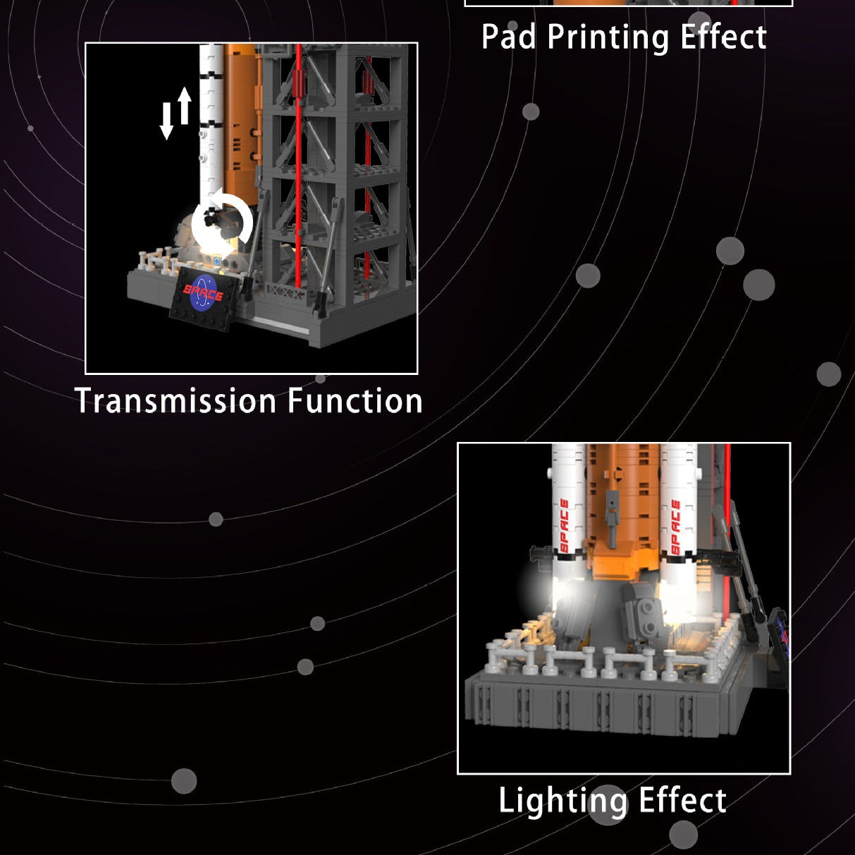 moon landing program - 908 pcs | dk 7007 - 7