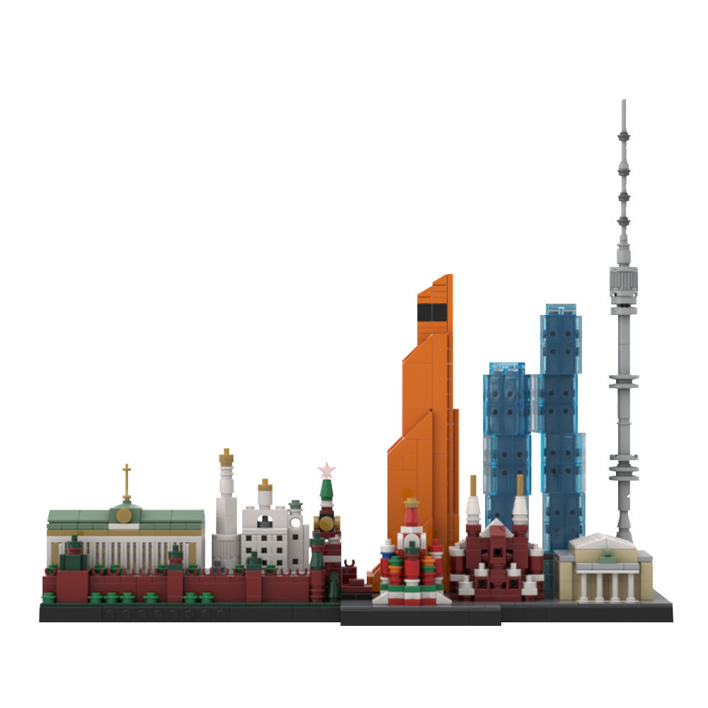 moscow skyline building set | moc-193781 - 4