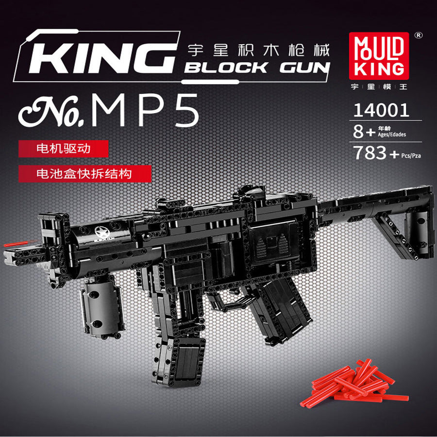 mp5 submachine gun can fire - 783 pcs | mouldking 14001 - 1