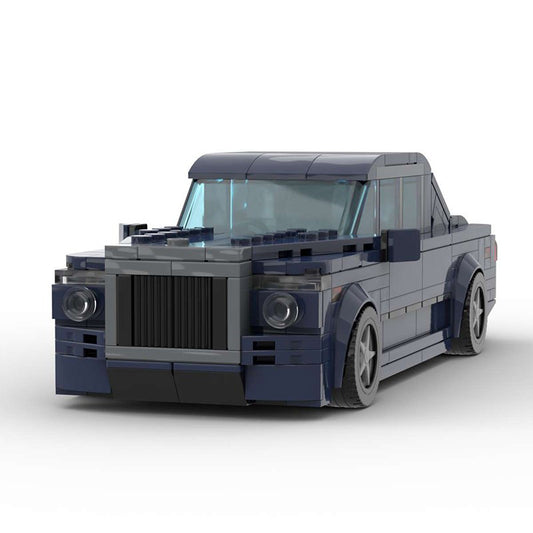 mr bean‘s rolls-royce phantom v16 building set | moc-68328 - 1