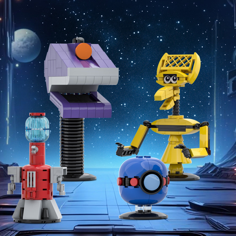 mst3k sci-fi movie collection building set | lego compatible - 2