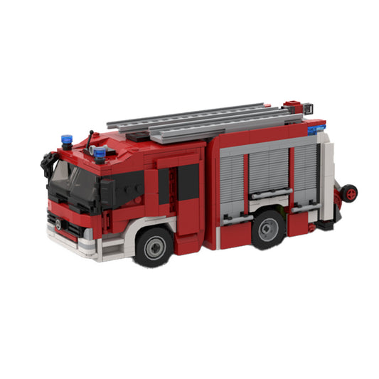 munich fire truck hlf 20/16 | mercedes-atego | moc-137461 - 1