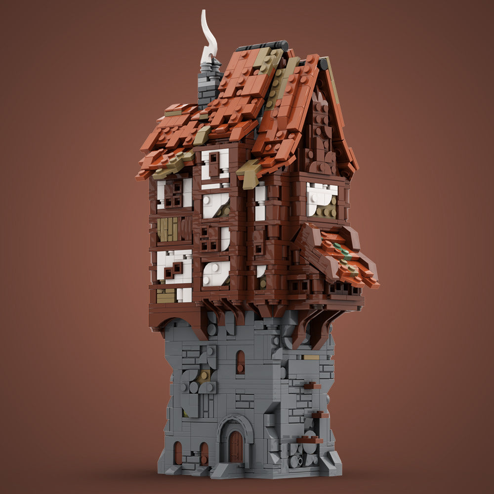 nameless village building set | lego compatible - 1