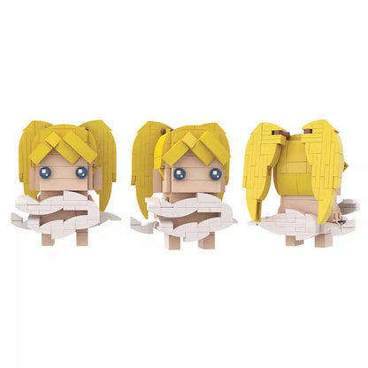naruto sexy jutsu brickheadz moc set | lego compatible anime toy - 2