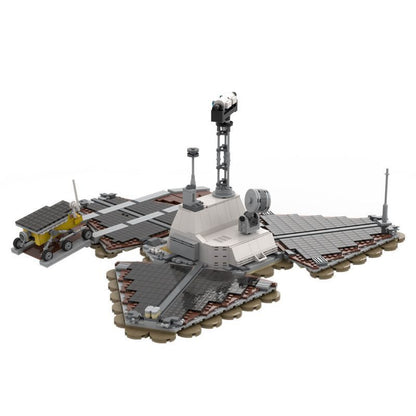 nasa mars lander pathfinder and sojourner building set | 1:9 scale | moc-80298 - 1
