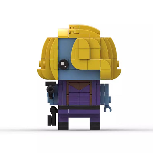 nebula brickheadz moc building set | lego-compatible marvel - 1