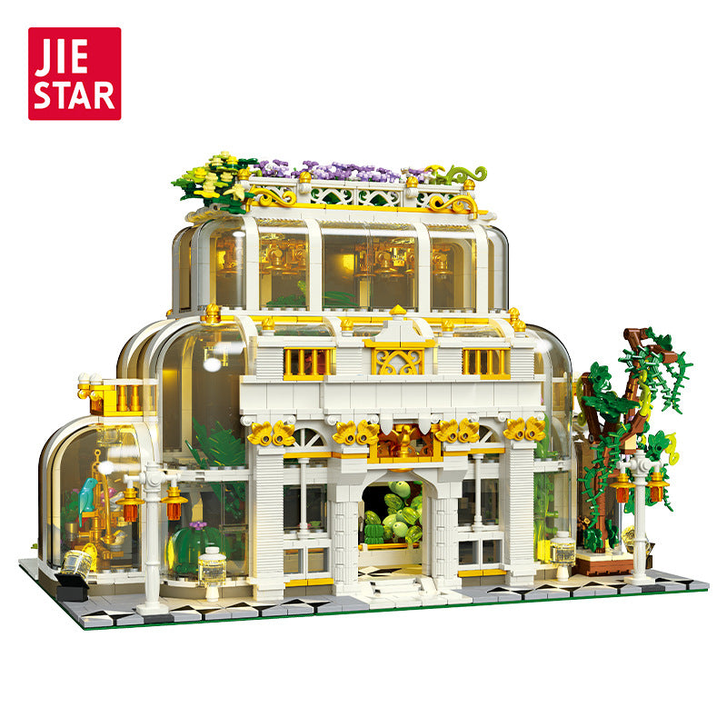 neoclassical botanical gardens - 2231 pcs | jie star 9044 - 4