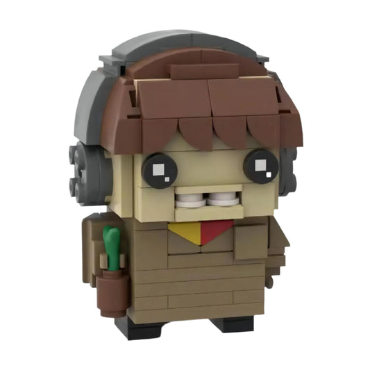neville longbottom moc brickheadz | harry potter | compatible with lego - 1
