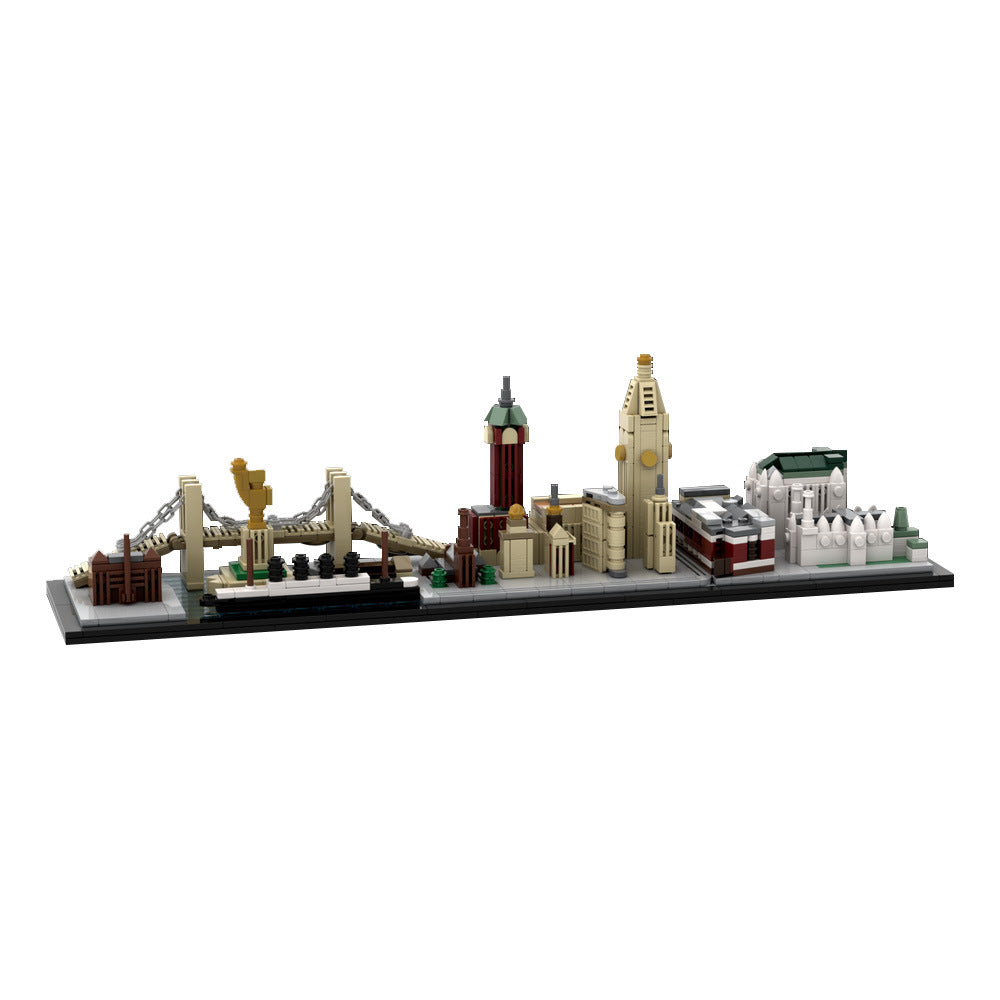 new york city skyline 1900's building set | moc-199709 - 2