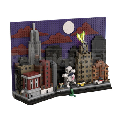 new york city skyline building set | ghostbusters | moc-200209 - 1