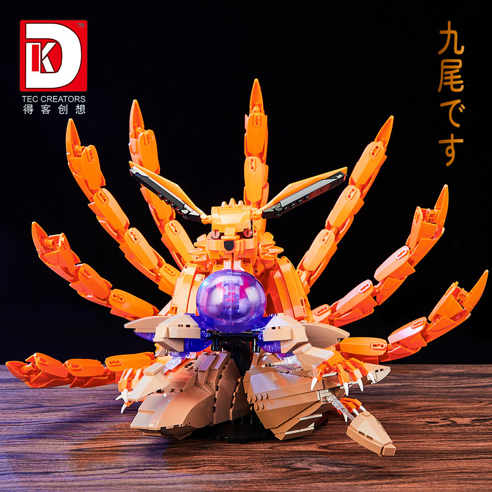 nine-tailed in naruto comics - 1480 pcs | dk 5012 - 3