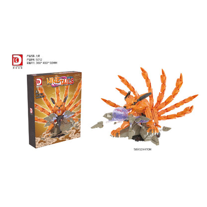 nine-tailed in naruto comics - 1480 pcs | dk 5012 - 5