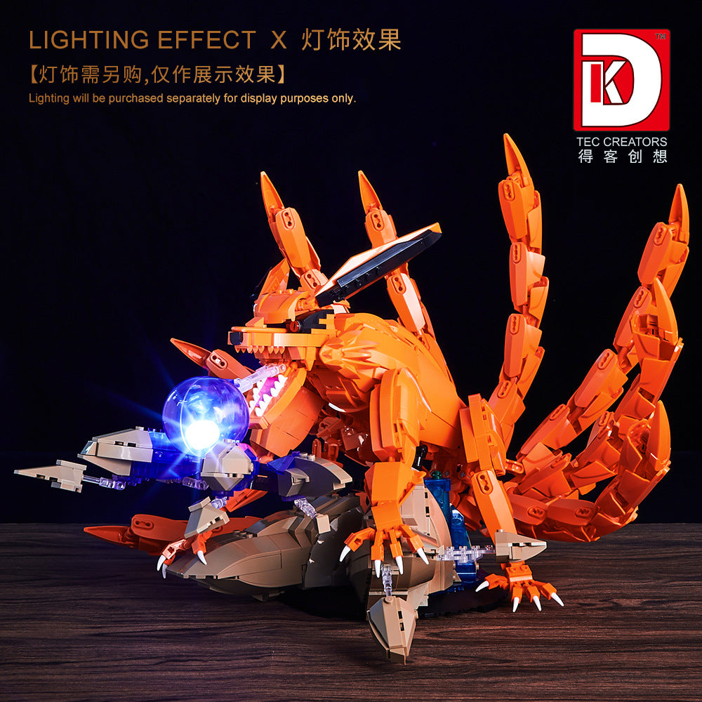 nine-tailed in naruto comics - 1480 pcs | dk 5012 - 6